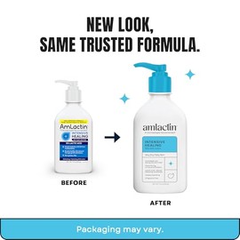 AmLactin Loción Corporal de Curación Intensiva - Loción Terapéutica para Piel Extremadamente Seca - Exfoliante sin Frotación e Hidratante con 15% Ácid