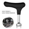 Golf Shoe Spikes Bootoow 16 Golf Spikes with 1 Handheld