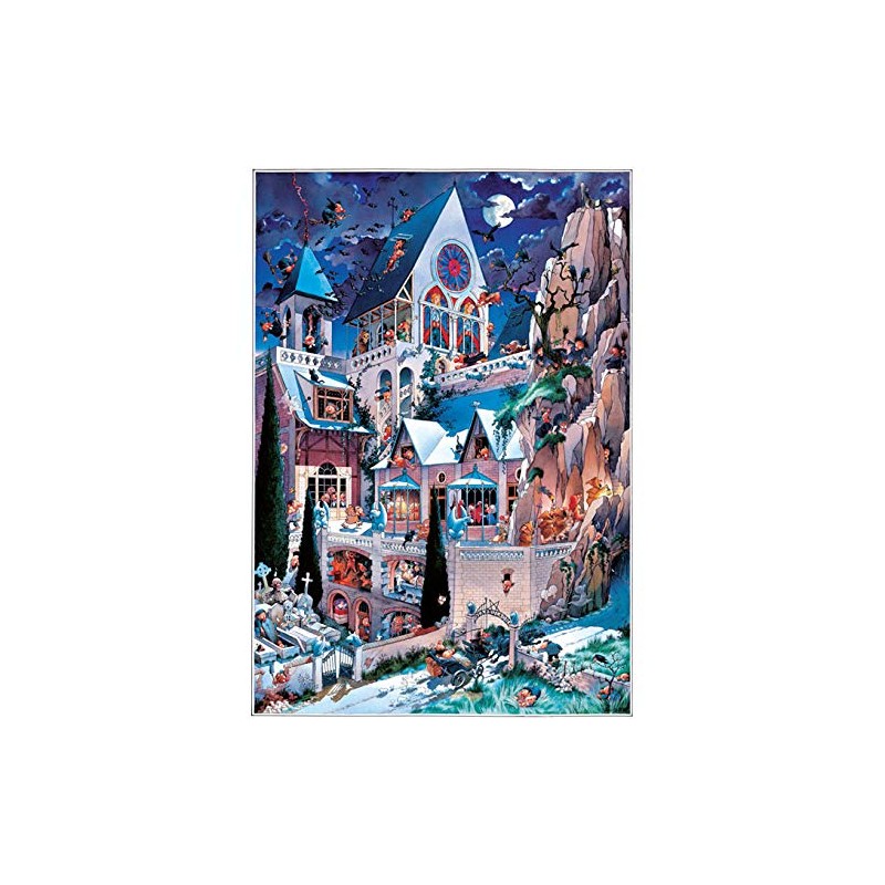 Heye 93993 Jigsaw Puzzle, Blue and Black