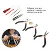 11 Pcs DIY Jewelry Tool Set Pliers Tweezers Ring Crochet