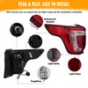JSKAPA Tail Light Assembly Compatible with 2016-2019 Ford Explorer Rear