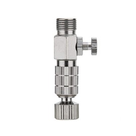 Uouteo Airbrush Quick Release Disconnect with 4 Male Fitting, 1/8" BSP Male and Female Coupling Set with Airflow Adjustment Control Valve