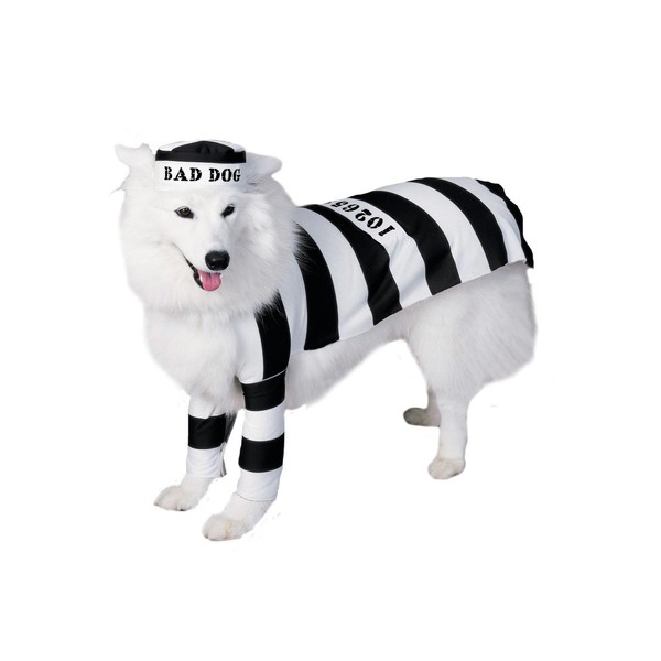 Prisoner Dog Pet Costume - Size Small