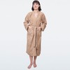 GOLD TEXTILES Terry Cloth Robes for Women Bathrobe with Shawl