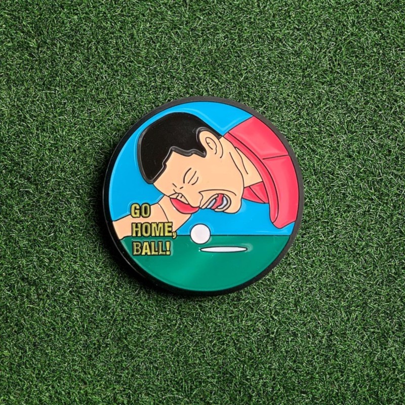 Golf Ball Marker & Hat Clip Set - Happy Gilmore