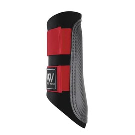 Woof Wear Club Brushing Boots - Black/Red