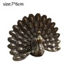 hobbyme Brass Ornaments, Solid Retro Peacock Open Screen Office Tabletop