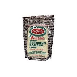 Locatelli Pecorino Romano Grated cheese 16-ounce bags 2-Pack Fresh resealable