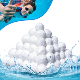 Filter Balls Pool 700 g, Media Filter Balls for Swimming Pool, Filter Balls Can Replace 25 kg Filter Sand, Filter Ball for Swimming Pools for Sand Filter System Swimming Pool, Pool Cleaning