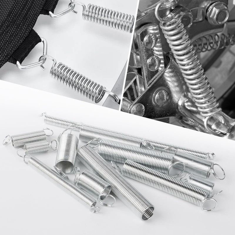 UKOFEW 200 Piece Spring Assortment Set Kit, Various Tension Springs,