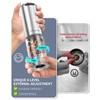 CIRCLE JOY Rechargeable Electric Salt and Pepper Grinder Set with