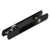 Sliding Door Lock Black Copper Zinc Alloy Lock Furniture Hardware