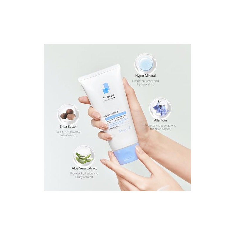 Dr. Deep Muti Emulsion Deep Moisturizing Plant Extract Oil Included