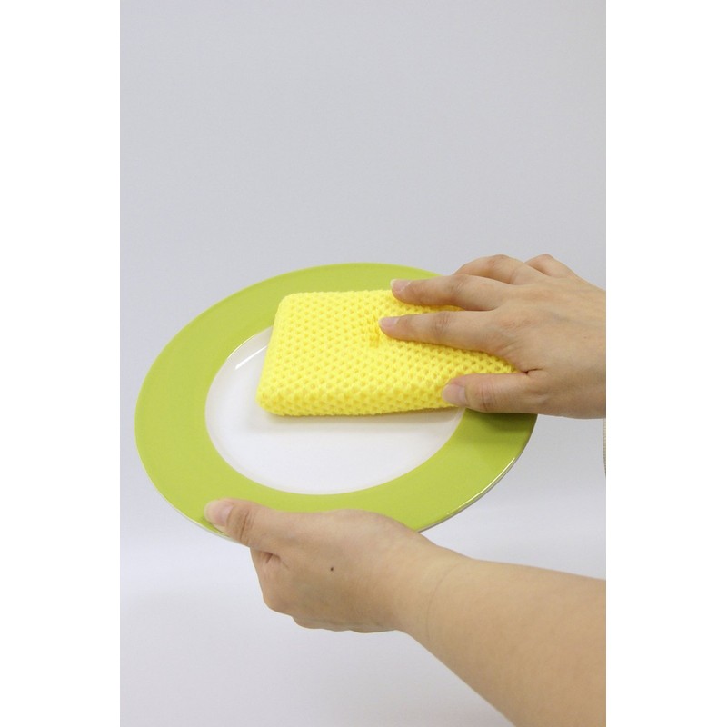 Towa Sangyo Kitchen Sponges, Antibacterial Acrylic Net Cleaner, Pack of