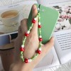 Phone Charm/Chain Cute Phone Charms Strap Beaded Phone Keychain Pearl