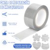 Cinta de Reparación de Mosquiteros,Cinta para Reparar mosquiteras,5cm x5mts