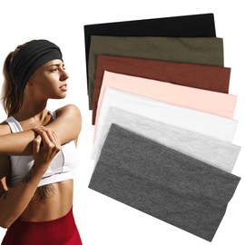DiyJibb Headbands for Women Wide Hair Bands Workout Headbands For Women Cloth Womens Headbands Headband Set Head Bands For Women's Hair - 7 Pack