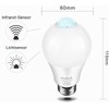Boxlood E27 LED Lamp with Motion Sensor and Twilight Sensor,