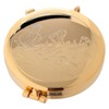 Holyart Pyxes and Burses: Gold plated pyx with engraved Last