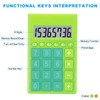 PATIKIL Desktop Calculator, 2 Pack Large 8 Digit LCD Display
