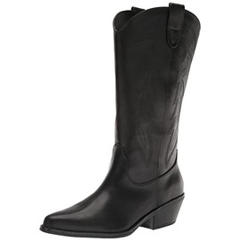Madden Girl Women's Redford Western Boot, Black Paris, 6.5