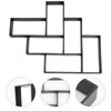 Cabilock Paver Mold Walk Maker Reusable Concrete Path Maker Molds