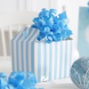 HUIHUANG Baby Blue Bows for Gift Wrapping, Blue Curly Ribbon