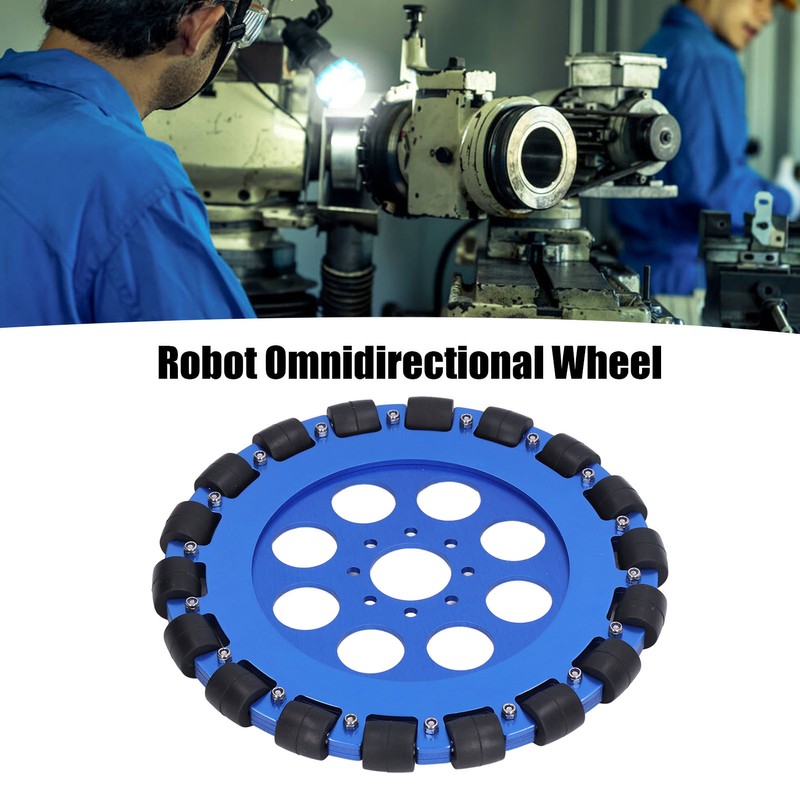 Omni Wheel 8in Omnidirectional Aluminium Alloy Hub Component Part for