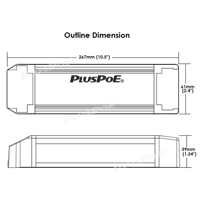 PLUSPOE 24V 120W Dimmable Led Driver, 110V AC to 24V