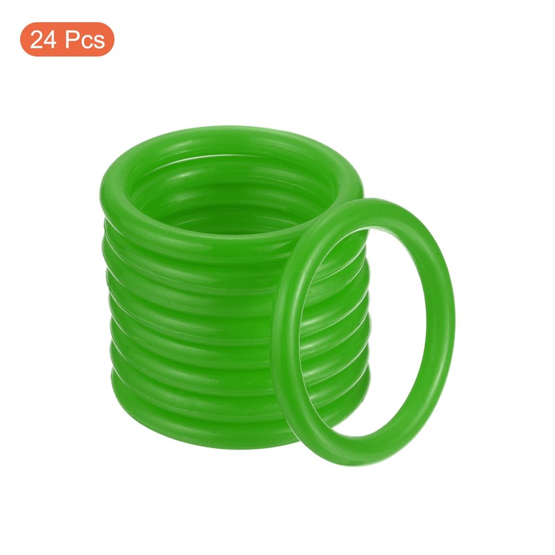 PATIKIL Carnival Ring-Toss Rings 4cm ID, 24 Pack Plastic Hoop