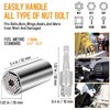 HUTHUHNHN Flexible Bit Holder Extension, Flexible Shaft Bits Drill Set
