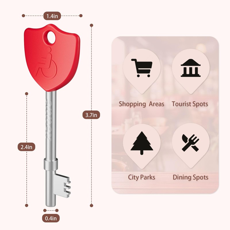 Radar Key for Disabled Toilet