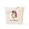 CafePress Welsh Corgi Pirate Tote Bag Reusable Natural Beige Canvas