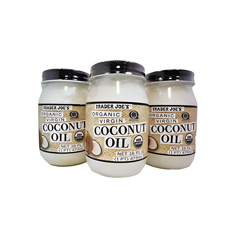 Trader Joe's 3 Jars Trader Joe's Organic Virgin Coconut Oil