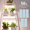 5Pack 2025 Ultra-Thin Panel Grow Lights for Seed Starting, Vegetables,