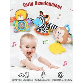 Pau1Hami1ton Baby Stroller Arch Toys, Car Seat Toys,Bouncer Toy Bar/Mobile for Bassinet,Adjustable Baby Hanging Toys Fit for Crib Bed,Stroller,Car Seat Gifts.S-19(Zebra)