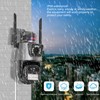 8MP Security Camera Outdoor HD WiFi Security Camera 360 Degree