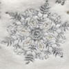 Enchante Home 2 Enchante Home Silver Embroidered Rhinestone Snowflake Hand
