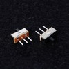 Buwei 10 Pcs 2 Position On/Off SPDT 1P2T 3 Pin
