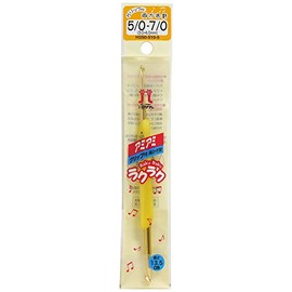 Hamanaka Amami H250-510-5 Double Crochet Hooks, Easy Length, 5.3 inches (13.5 cm), No. 5/0-7/0