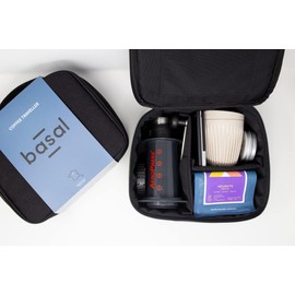 Basal Coffee Traveller Kit for AeroPress/Drip/v60/Kalita/Pour Over Equipment (Black)
