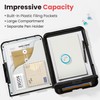 Sooez Reinforced Clipboard with Storage, Inner Plastic Folder Attached, Heavy