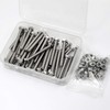 M5-0.8 x 40mm 40PCS Hex Head Screws Bolts and Nuts