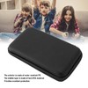 Game Console Hard Shell Case, Portable with 8 Game Slot