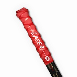 Laser Grip (red) - Best Hockey Stick Grip | Better Stick Control, Anti-Slip | one Size fits All