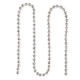 1 Yard Star Rhinestone Trim Chain 0.4in Width DIY Cuttable Crystal Rhinestone Claw Chain DIY Decoration Rhinestone Chain White