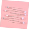 FOMIYES 2sets Metal U-shaped Bridal Hairpin No Crease Hair Clips