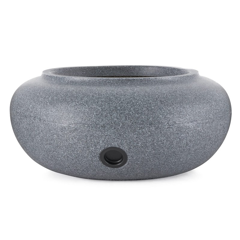 HC Companies Versatile 21 Inch Round Natural Decorative Plastic Outdoor