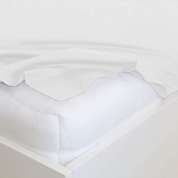 TRAUMSCHLAF Edel-Linon Bed Sheet House Towel White, 220 x 260