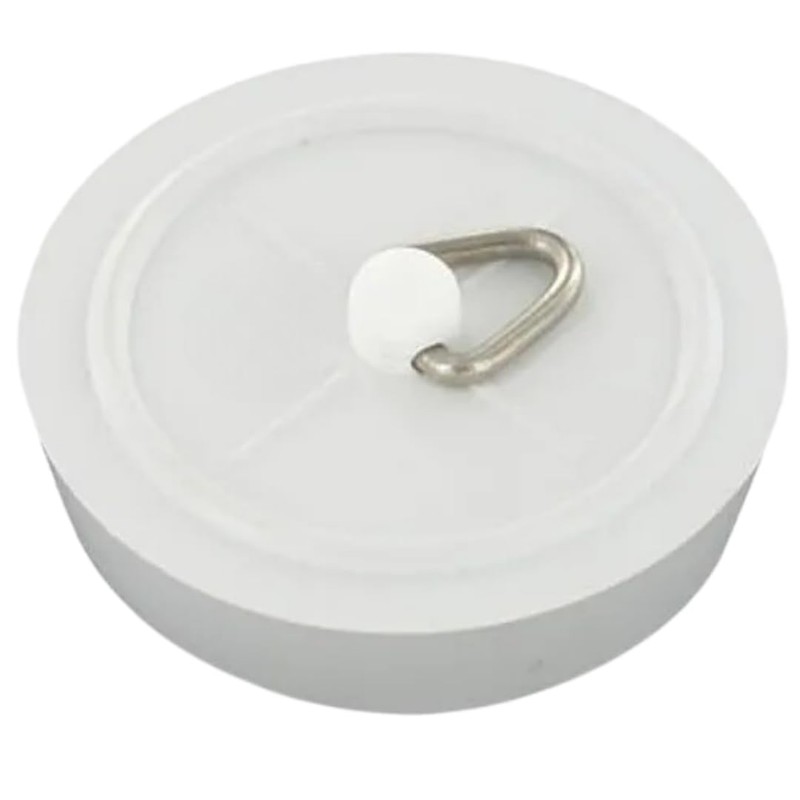 Citystores® 2 pack 45mm White Bath Plug, 1-3/4" (45mm) Universal